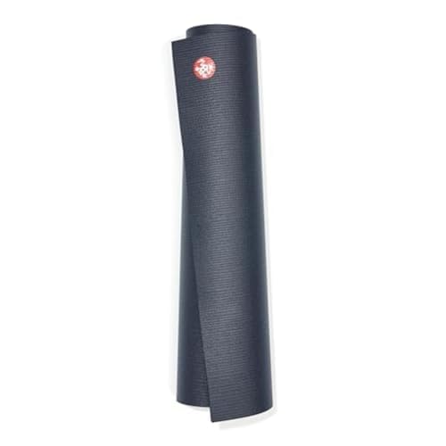 Manduka PRO Long & Wide Yoga Mat 79" - 6mm | Lifetime Durability | Hygienic Construction | Premium Studio Quality | XL for More Practice Space | 79 x 52 inches | Midnight