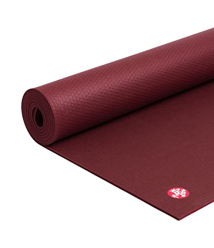 Manduka PRO Yoga Mat - For Women and Men, Non Slip, Cushion for Joint Support and Stability, Thick 6mm, Various Sizes and Colors, 85" x 26", Verve
