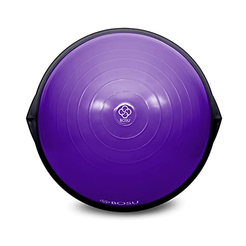 Bosu 72-10850 Home Gym Equipment The Original Balance Trainer 65 cm Diameter, Black and Purple