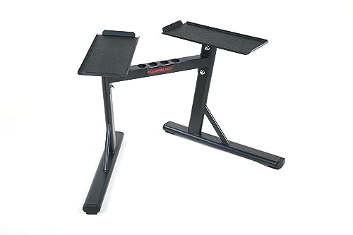 PowerBlock PowerMax Stand – Dumbbell Rack & Weight Rack, Use with Weights up to 90 Pounds, Durable Steel Construction, Home Gym Strength Training, Innovative Workout Equipment