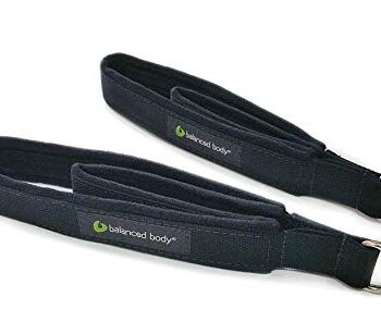 Balanced Body Padded Double Loops, Foot and Hand Straps, Accessories for Pilates Equipment, Workout Equipment for Home Gym or Studio Use, 1 Pair