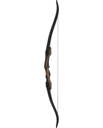 PSE Archery Night Hawk Traditional Takedown Recreational Shooting Recurve Bow, Right, 62"- 40, Black (42178R6240)