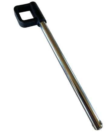 TreadLife Fitness Universal Weight Stack Pin for Commercial Gym or Home Gym | Heavy Duty 3/8" Diameter Extra Long 5.75" Pin Insert | Health Club Grade Steel | Ring Handle