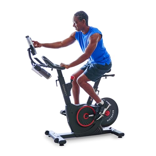 Echelon Smart Connect Fitness Bike, 30-Day Free Echelon Membership, Easy Storage, Small Spaces, Cushioned Seat, Solid Design, HIIT, Top Instructors, 32 Resistance Levels, Bluetooth, EX5