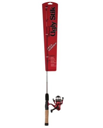 Ugly Stik Dock Runner Spinning Reel and Fishing Rod Combo, 3' - Medium, Multi, 1pc