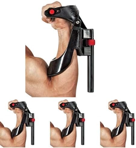 Marcy Wrist and Forearm Developer/Strengthener Home Gym Gear - Wedge Multi-Coloured, 9x4x1 (Pack of 4)