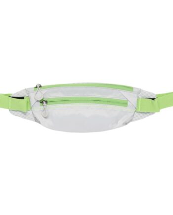 ASICS Unisex WAIST POUCH LIGHT RUNNING Accessories, OS, GLACIER GREY/ELECTRIC LIME