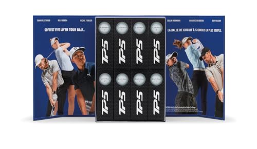 TaylorMade Golf 2024 TP5 Golf Balls 3+1 Box Four Dozen