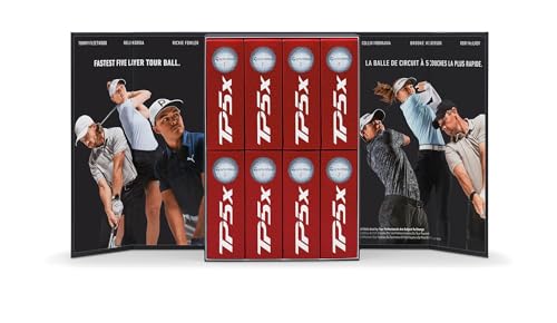 TaylorMade Golf 2024 TP5X Golf Balls 3+1 Box Four Dozen