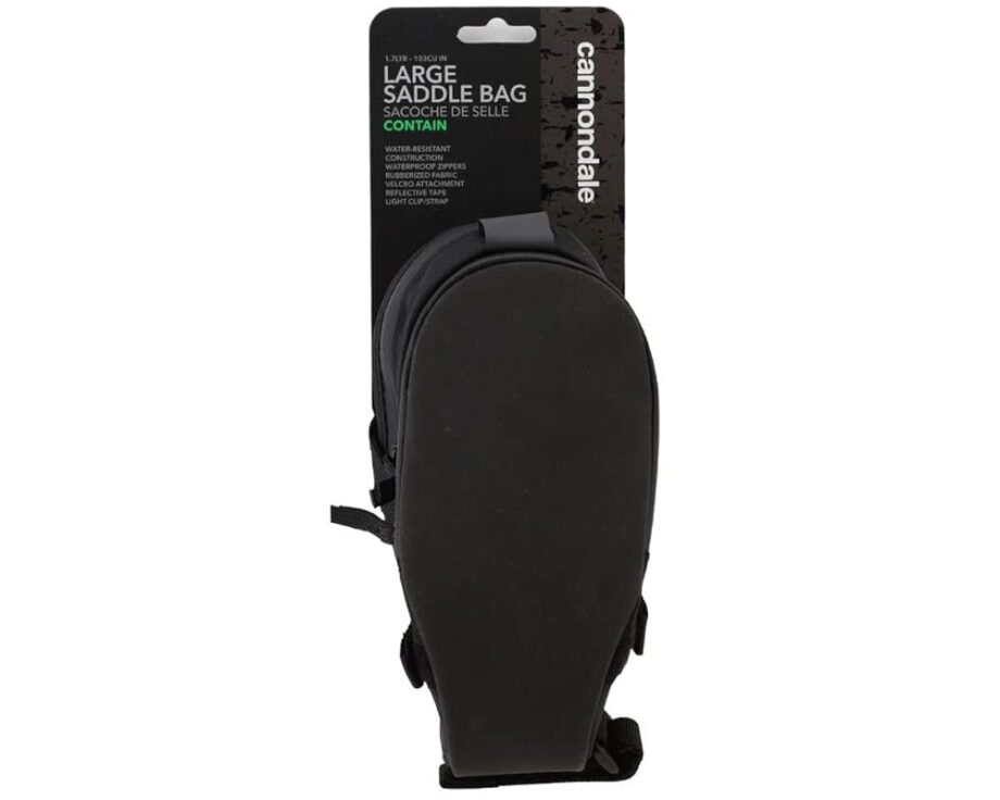 Cannondale Contain Stitched Vecro Bag Black, Large