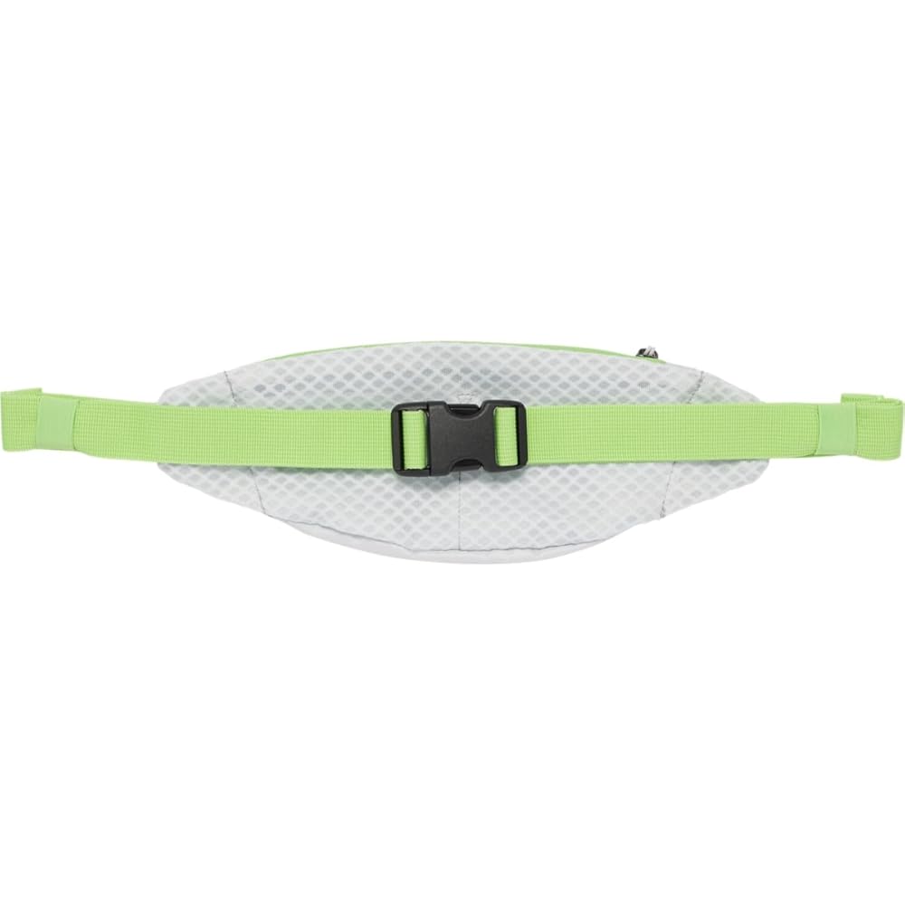 ASICS Unisex WAIST POUCH LIGHT RUNNING Accessories, OS, GLACIER GREY/ELECTRIC LIME