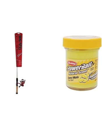 Ugly Stik Dock Runner Fishing Rod and Reel Combo and Berkley PowerBait Natural Scent Trout Bait