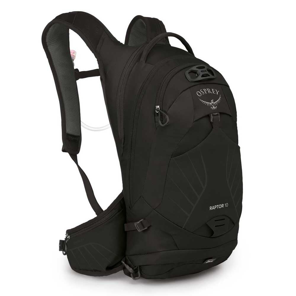 Osprey Raptor 10L Men's Biking Backpack with Hydraulics Reservoir, Black