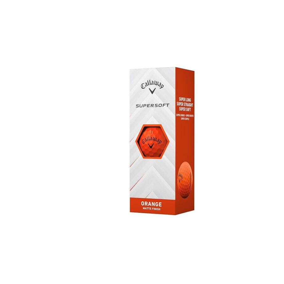 Callaway Golf Supersoft Golf Balls (2025, Orange)