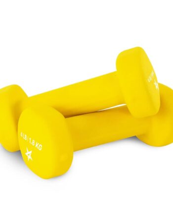 Yes4All Neoprene Coated Dumbbell Hand Weight Sets of 2 - Multiple Weight Options with 15 Colors, Anti-roll, Anti-Slip, Hexagon Shape