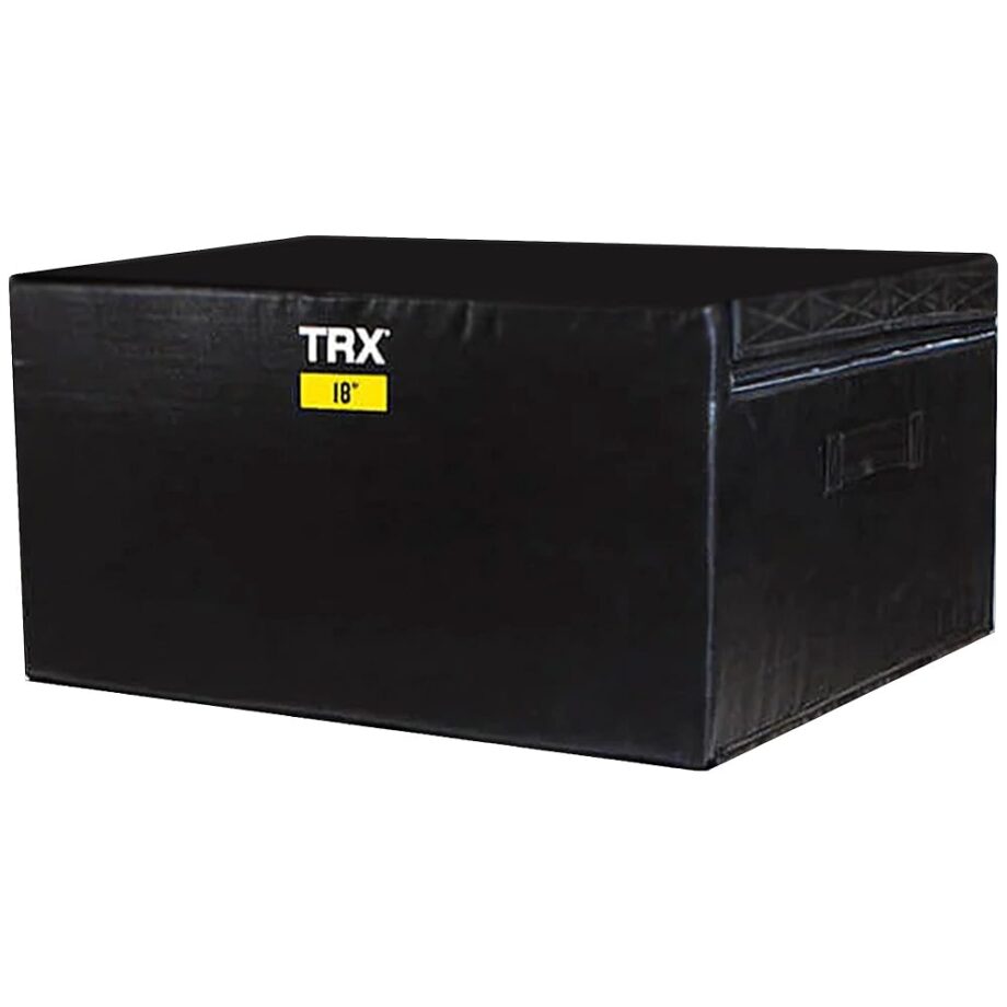 TRX Training Plyo Box, Step Exercise Platform for Speed Drills, Stackable Box for Box Jumps, Agility Training Equipment, 18 Inches
