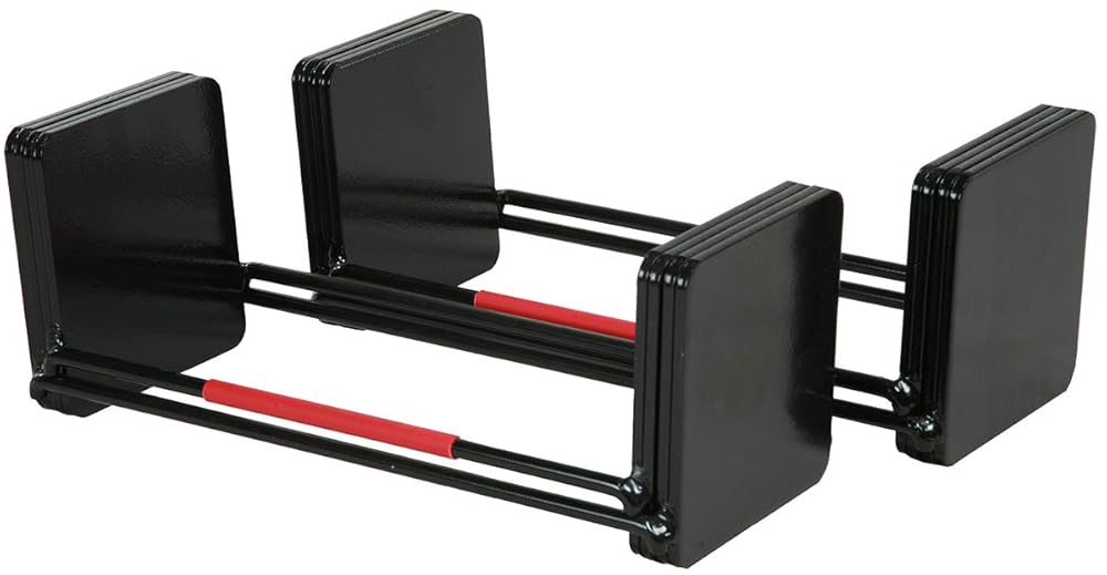 PowerBlock Elite EXP 70-90 lb. Dumbbell Kit, Stage 3 Expansion Kit, Only Compatible After Stage 1 & Stage 2 Adjustable Dumbbells Purchase, Durable Steel, Innovative Workout Equipment Black