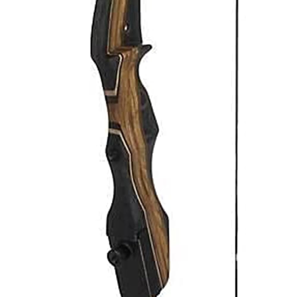 PSE Archery Night Hawk Traditional Takedown Recreational Shooting Recurve Bow, Right, 62"- 50
