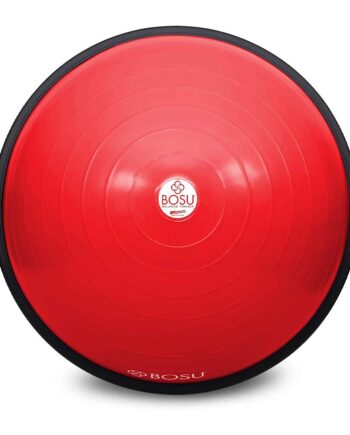 Bosu 72 10850 Home Gym Equipment The Original Balance Trainer for Physical Exercise, Rehab, Large Balance Ball 65 Centimeter Diameter, Red and Black