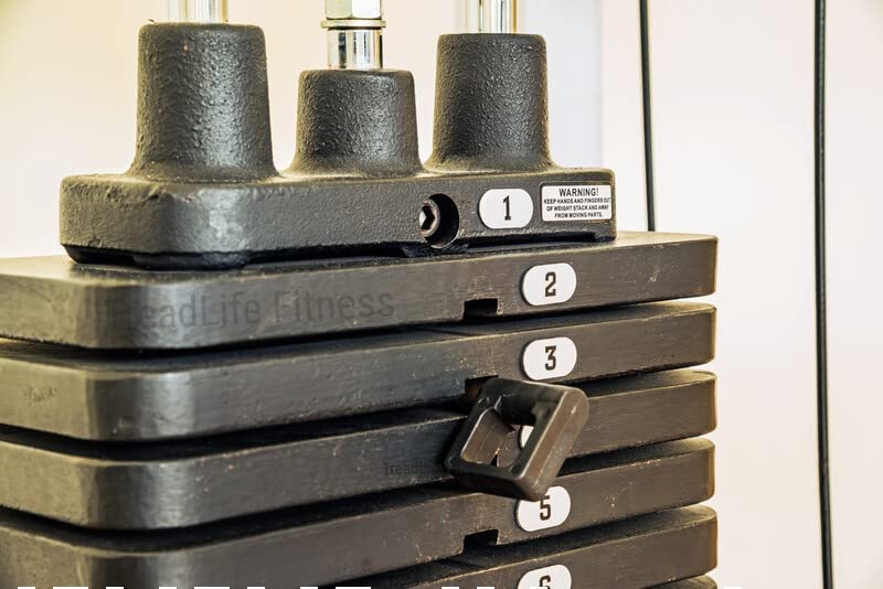 TreadLife Fitness Universal Weight Stack Pin for Commercial Gym or Home Gym | Heavy Duty 3/8" Diameter Extra Long 5.75" Pin Insert | Health Club Grade Steel | Ring Handle