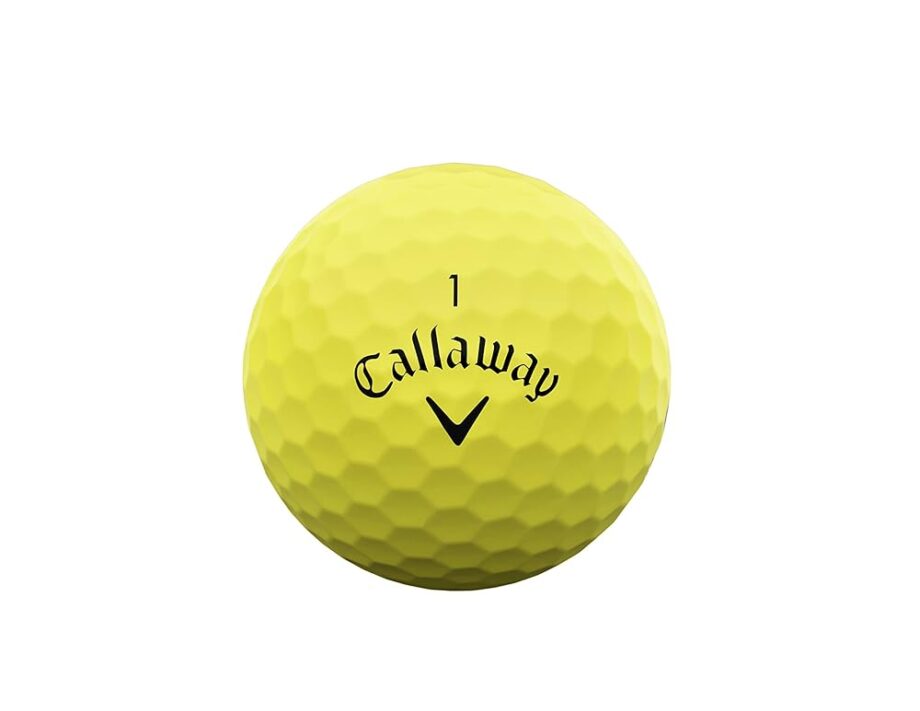 Callaway Golf Supersoft Golf Balls (2023 Version, Yellow)