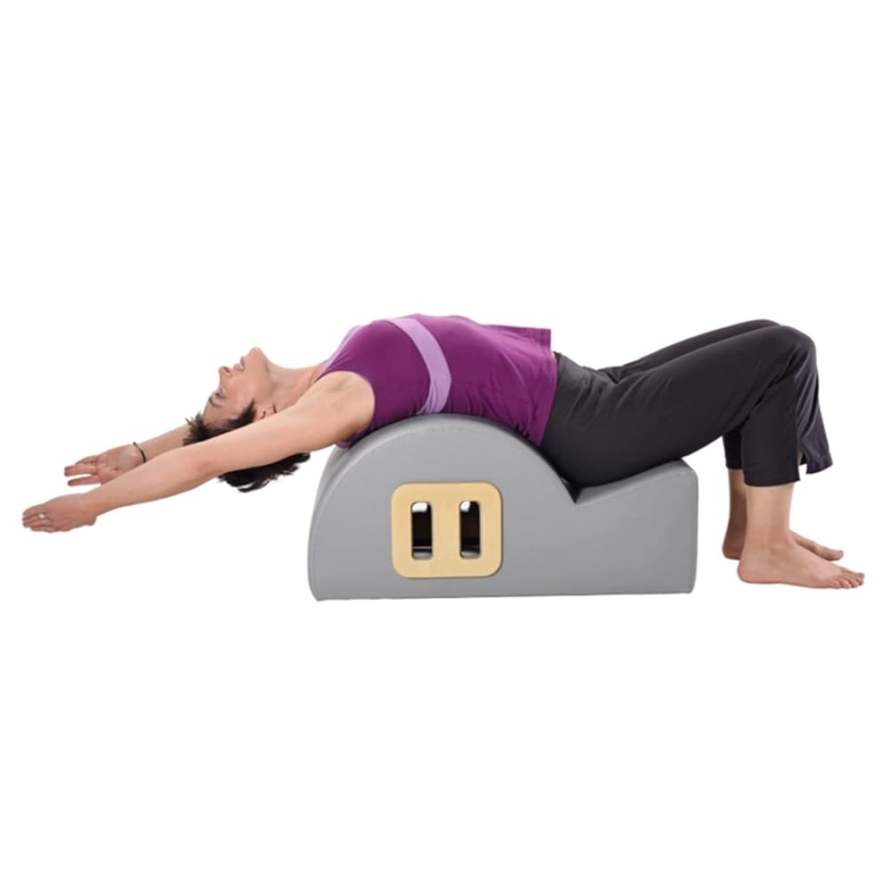 AeroPilates Precision Series Posture Corrector Barrel - Pilates Strength Workout Machine for Home Gym - Home Pilates Back Stretcher - Up to 300 lbs Weight Capacity