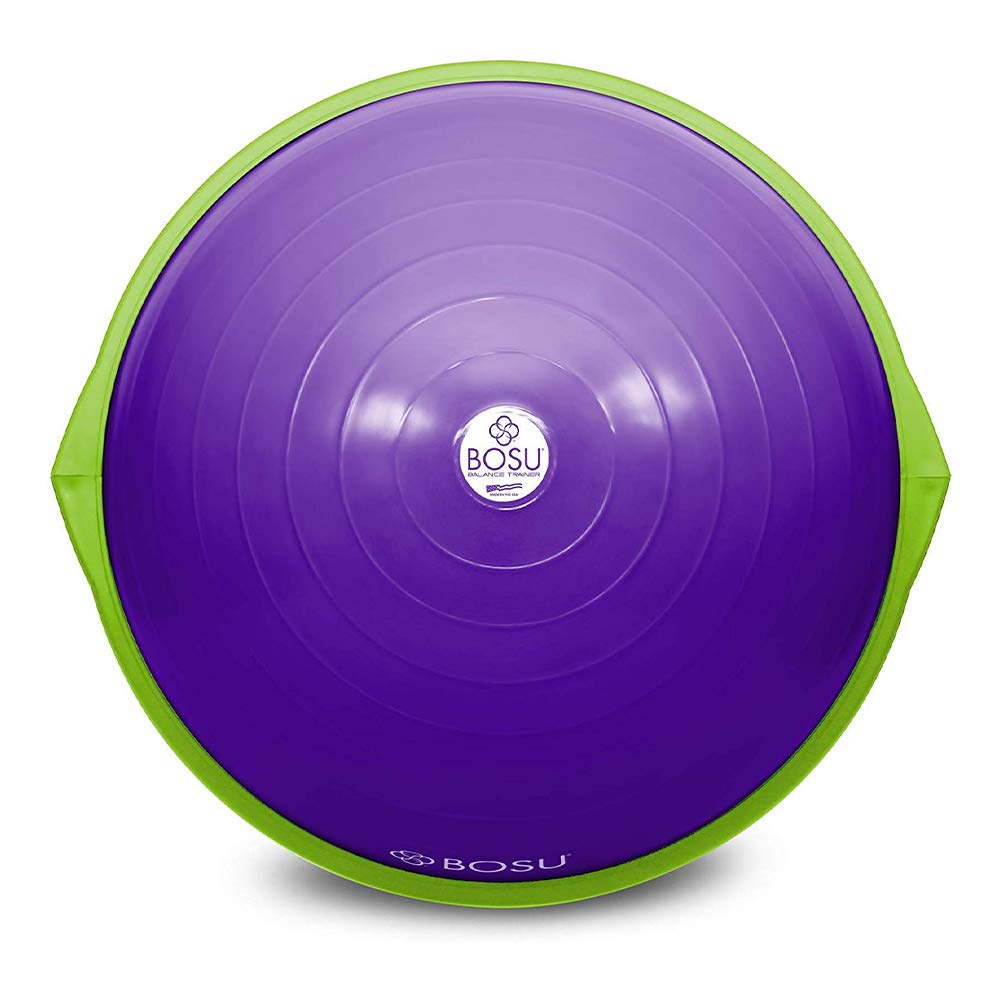 Bosu 72-10850 Home Gym Equipment The Original Balance Trainer 65 cm Diameter, Purple and Green