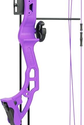 Bear Archery Brave Bow Set for Youth, Right Hand, Purple
