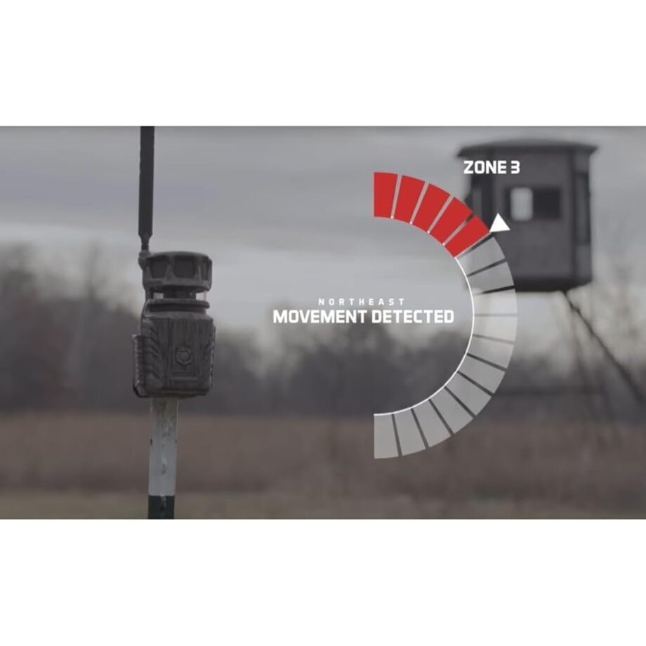 Stealth Cam Revolver 36MP Photo 1080P HD Video at 30 FPS 0.4 Sec Trigger Speed 360-Degree Panoramic View Built-in GPS Hunting Cellular Trail Camera, Verizon and AT&T