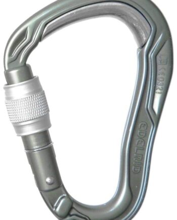 EDELRID HMS Bulletproof Locking Carabiner - Slate Screwgate