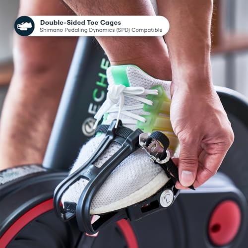 Echelon Smart Connect Fitness Bike, 30-Day Free Echelon Membership, Easy Storage, Small Spaces, Cushioned Seat, Solid, HIIT, Top Instructors, 32 Resistance Levels, Bluetooth, EX5S-22