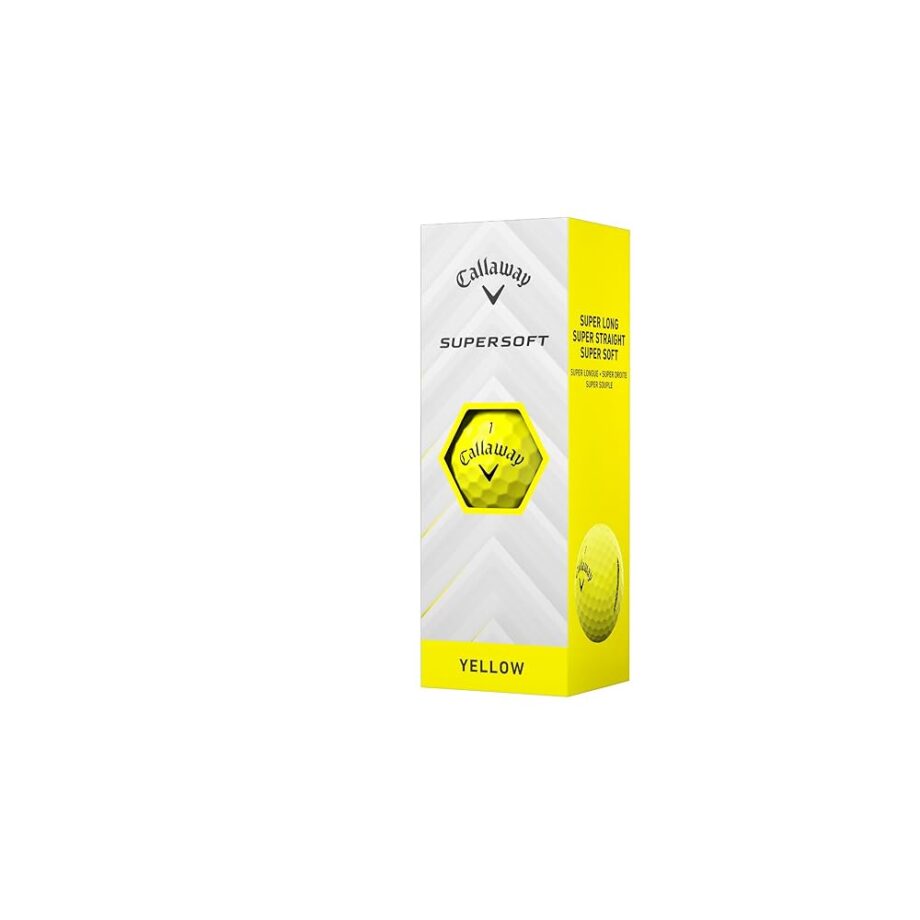 Callaway Golf Supersoft Golf Balls (2025, Yellow)