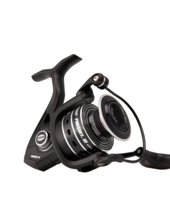 PENN Pursuit III Inshore Spinning Fishing Reel, Size 3000, Corrosion-Resistant Graphite Body and Line Capacity Rings, Machined Aluminum Superline Spool, HT-100 Drag System,Black/Silver