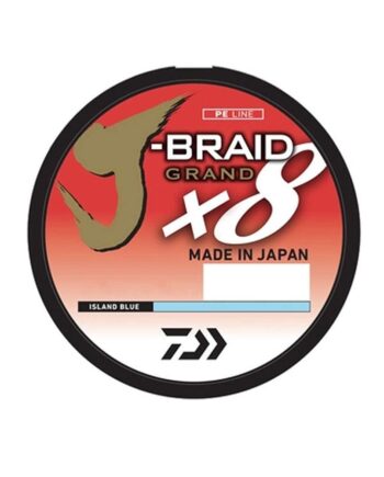 Daiwa J-BRAID GRAND 8X 300YDS FILLER SPOOL ISLAND BLUE