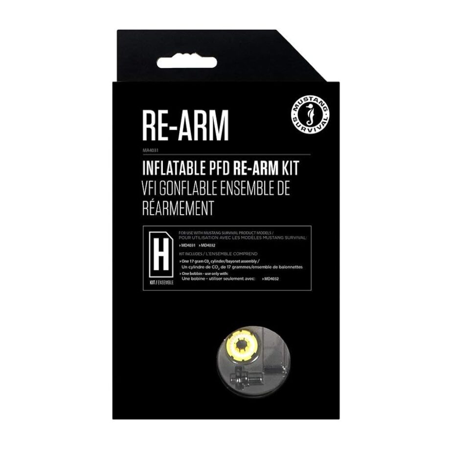 MUSTANG SURVIVAL - Re-Arm Kit H - 17G HR Auto & Manual - Bayonet