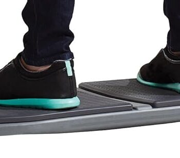 Gaiam Evolve Balance Board for Standing Desk - Anti-Fatigue Wobble Board for Home, Office, Physical Therapy & Exercise Equipment - Stability Rocker for Constant Movement, Increases Focus, Floor Mat Alternative