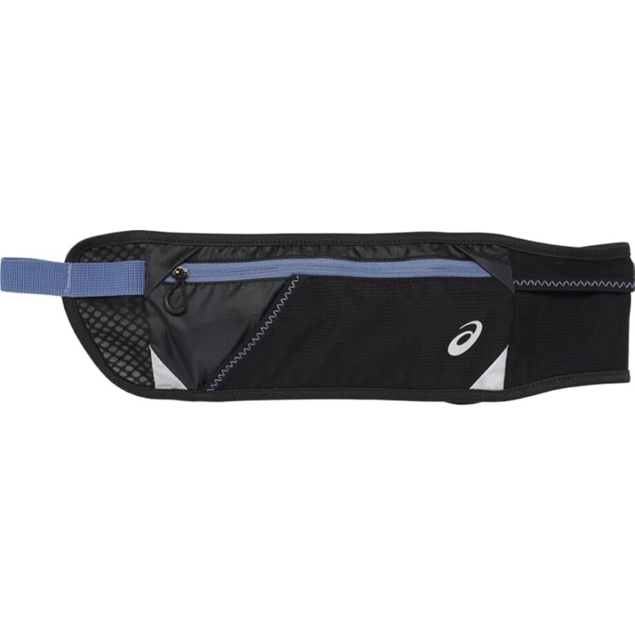 ASICS Unisex WAIST POUCH L Running Accessories, OS, PERFORMANCE BLACK/DENIM BLUE