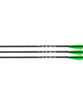 PSE Fang Crossbow Half Moon Bolt (3 Pack), Black, 20"