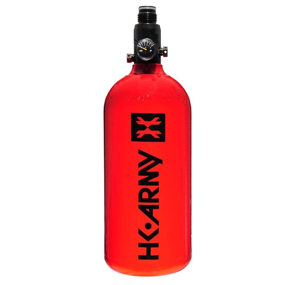 HK Army 48/3000 Aluminum Compressed Air HPA Paintball Tank - Red