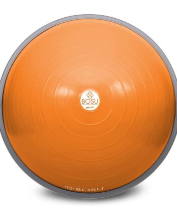BOSU Balance Trainer, 65cm - Original Orange/Gray (Gymnastics, 300lbs Capacity, Rubber)