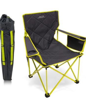 ALPS Mountaineering King Kong Camping Chair, One Size, Polyester, Charcoal/Citrus