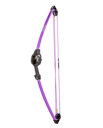 Bear Archery Spark Youth Bow Set, Ambidextrous, Flo Purple