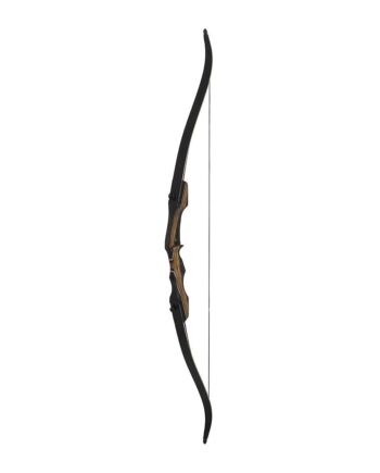 PSE Archery Night Hawk Traditional Takedown Recreational Shooting Recurve Bow, Right, 62"- 50