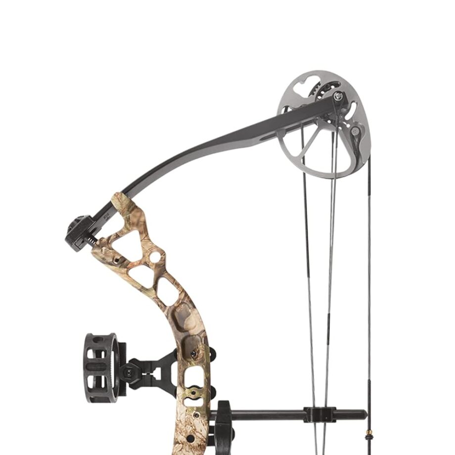 Diamond Archery Youth Atomic Bow - Fully Adjustable Equipped Durable Compound Bow | 6-29 LBS Draw Weight | 12"-24" Draw Length | 191 FPS, Left Hand, Mossy Oak Breakup Country