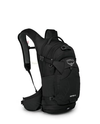 Osprey Raptor 14L Men's Biking Backpack with Hydraulics Reservoir, Black