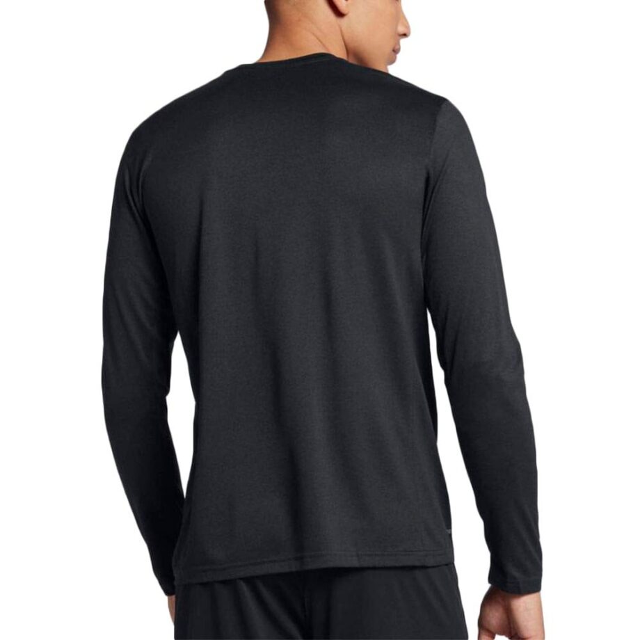 Nike Mens Core Legend 2.0 Long Sleeve Top, Black, Size Medium