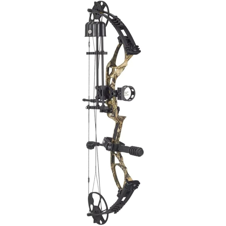 DIAMOND ARCHERY Edge XT Adjustable Accurate Stable Fully Accessorized Versatile Compound Hunting Bow, Breakup Country, Right Hand