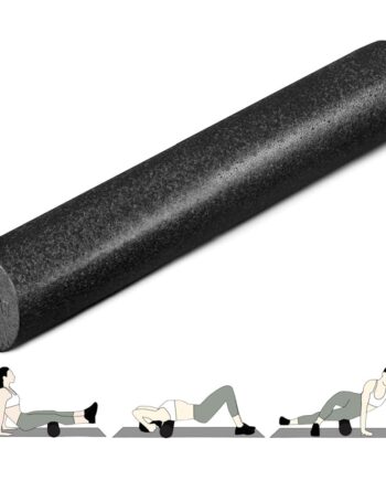 Yes4All High-Density Foam Roller for Back Pain Relief, Yoga, Exercise, Physical Therapy, Muscle Deep Tissue Massage 12-18-24-36 (36 inch, Black)