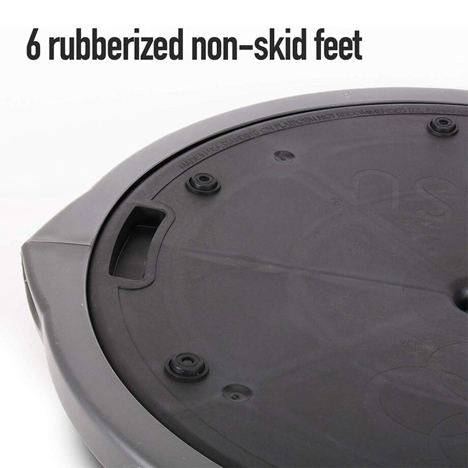 BOSU Balance Trainer, 65cm - Original Orange/Gray (Gymnastics, 300lbs Capacity, Rubber)