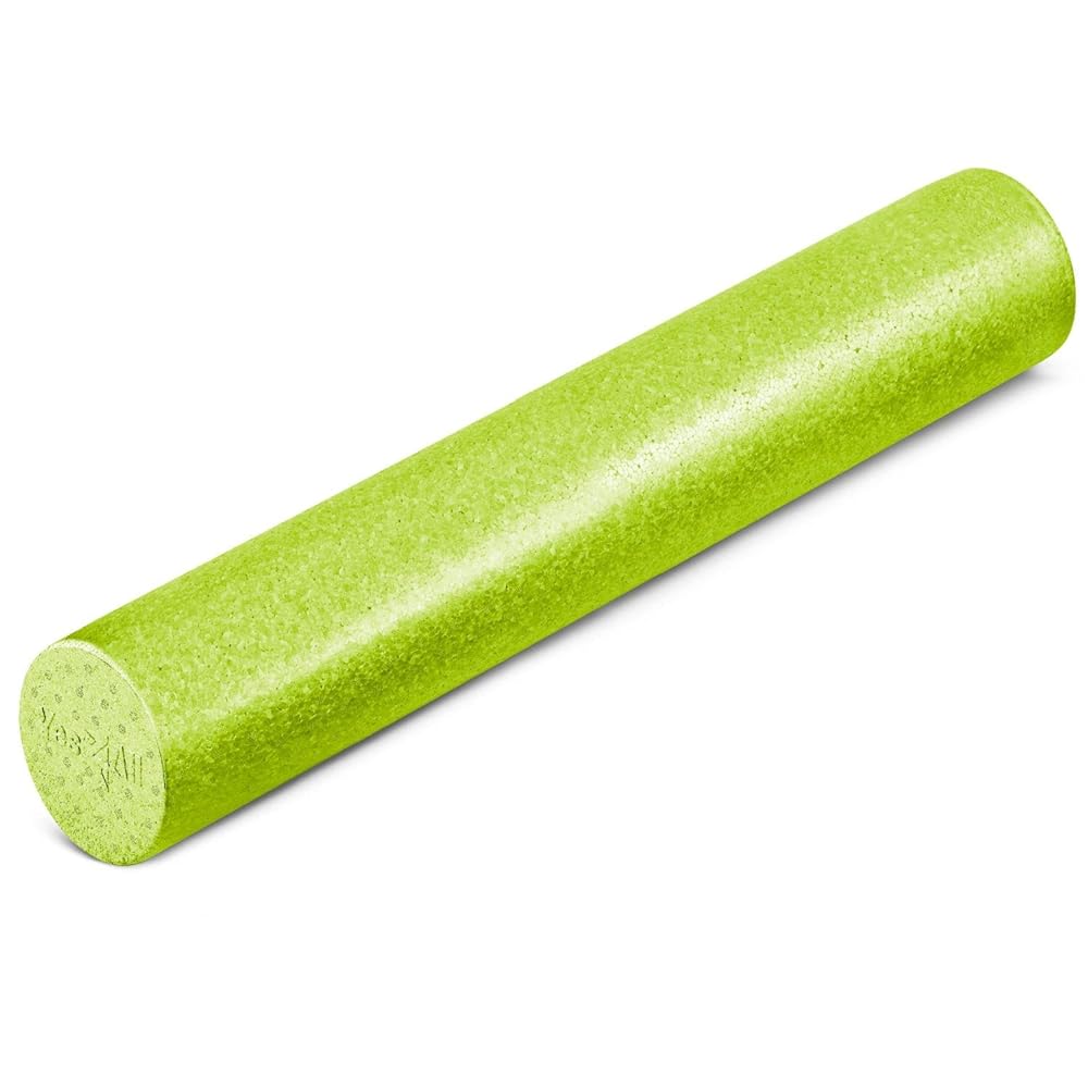 Yes4All High Density Foam Roller for Back, Variety of Sizes & Colors for Yoga, Pilates - Lime - 36 Inches